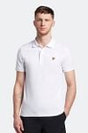 Lyle and Scott Plussize Polo Wit Model / Voorkant