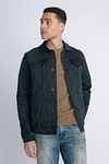 Petrol Denim Jack Navy Model / Voorkant