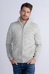 Petrol Cardigan Woodstock Grey Model / Voorkant