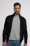 Petrol Cardigan Sitka Black Model / Voorkant