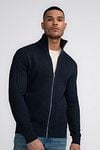 Petrol Kabelvest Nunam Navy Model / Voorkant