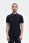 Fred Perry Polo M3600 Navy T55 Model / Voorkant