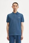 Fred Perry Polo Plain Mid Blauw Model / Voorkant