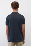 Marc O'Polo Polo Shirt Dark Blue Model / Achterkant