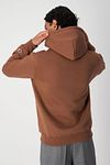 Champion Sweat à capuche Logo Marron Model / Achterkant