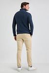 McGregor Pull Half Zip Laine Merinos Marine Model / Achterkant