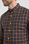 McGregor Shirt Checks Yellow Blue Model / Detail