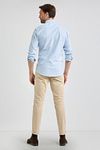 McGregor Shirt Oxford Stripes Light Blue Model / Achterkant