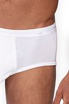 Mey Noblesse Slip Boxershort Weiß Model / Detail