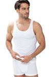 Mey Dry Cotton Athletic Singlet White Model / Voorkant
