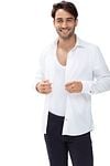 Mey Dry Cotton V-hals T-shirt Wit Model / Sfeerbeeld