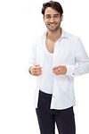 Mey Dry Cotton V-neck T-shirt White Model / Sfeerbeeld