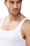Mey Noblesse Athletic Singlet Wit Model / Detail