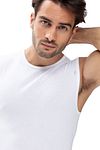 Mey Noblesse City Singlet White Model / Detail