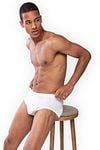 Mey Noblesse Slip Boxershort White Model / Voorkant