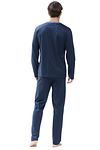 Mey Nightwear Long Dark Blue Model / Achterkant