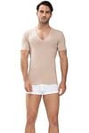 Mey Dry Cotton V-Ausschnitt Unsichtbares Unterhemd 2-Pack Model / Voorkant