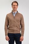 McGregor Vest Wolmix Beige Model / Voorkant