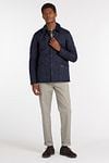 Barbour Heritage Liddesdale Quilted Jacket Navy Model / Voorkant