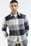 Barbour Alberta Checkered Pane Blue Model / Voorkant