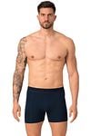 Muchachomalo Boxershorts Microfiber 2-Pack Black Navy Model / Voorkant