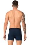 Muchachomalo Boxershorts Microfiber 2-Pack Zwart Navy Model / Achterkant