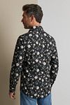 Vanguard Chemise Fleurs Noir Model / Achterkant