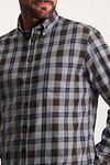 State of Art Chemise A Carreaux Gris Model / Detail