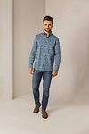 State Of Art Shirt Dandelion Blue Model / Voorkant