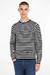 Tommy Hilfiger Trui Stripe Navy Model / Voorkant