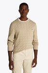 Tommy Hilfiger Pullover Cable Beige Model / Voorkant