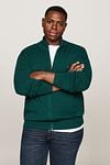 Tommy Hilfiger Big & Tall Strickjacke Grün Model / Voorkant