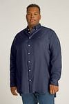 Tommy Hilfiger Big And Tall Shirt Poplin Navy Model / Voorkant