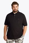 Tommy Hilfiger Big & Tall Polo Shirt Black Model / Voorkant