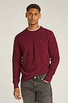 Tommy Hilfiger Structure Trui Bordeaux Red Model / Voorkant