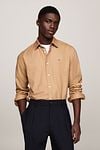 Tommy Hilfiger Shirt Brushed Beige Model / Voorkant