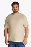 Tommy Hilfiger T-shirt Big & Tall Beige Model / Voorkant