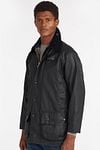Barbour Beaufort Wachsjacke Dunkelblau Model / Voorkant