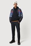 Napapijri Balis Crew Hoodie Dark Blue Model / Voorkant
