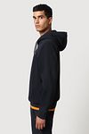 Napapijri Balis Crew Hoodie Dark Blue Model / Zijkant