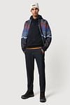 Napapijri Balis Crew Hoodie Donkerblauw Model / Voorkant