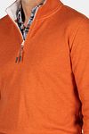 NZA Half Zip Sweater Samuel Orange Model / Detail