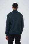 No Excess Cardigan Jacquard Navy Model / Achterkant