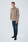 No Excess Chemise Impression Orange Model / Voorkant