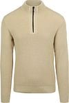 No Excess Half Zip Pullover Structure Melange Beige 25230937-122 order online | Suitable