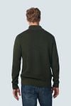 No Excess Half Zipper Dark Green Model / Achterkant