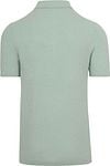 No Excess Knitted Polo Shirt Structure Green Product / Achterkant