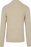 No Excess Pull-over Texture Beige  Product / Achterkant