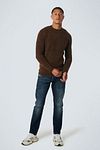 No Excess Pullover Melange Caramel Model / Voorkant
