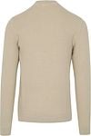 No Excess Pullover Texture Beige Product / Achterkant